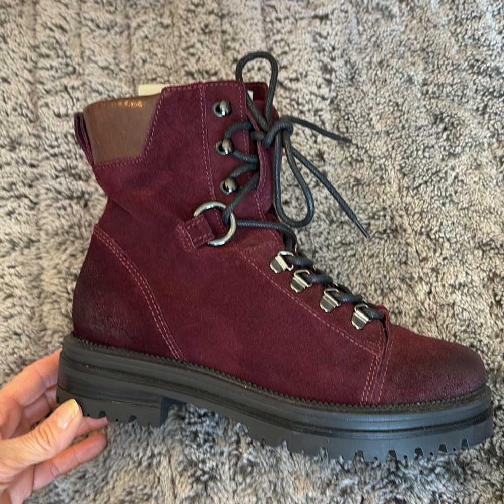 Miz Mooz maroon boots!! Size 37
